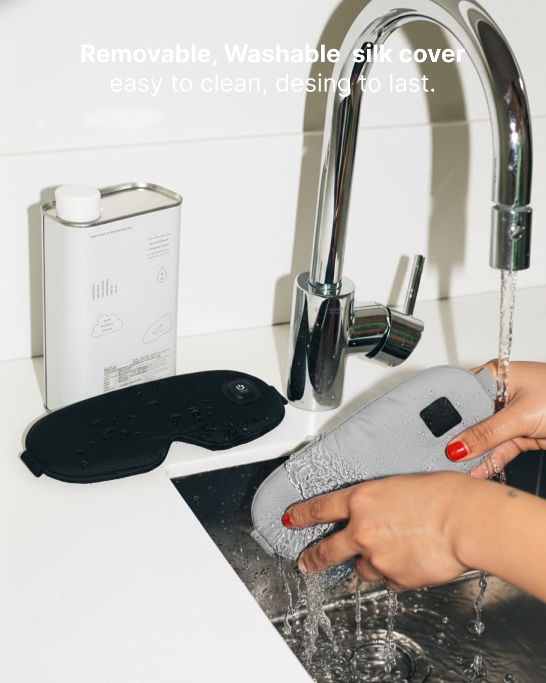 Augenmasken-Wärmekompressenmassage