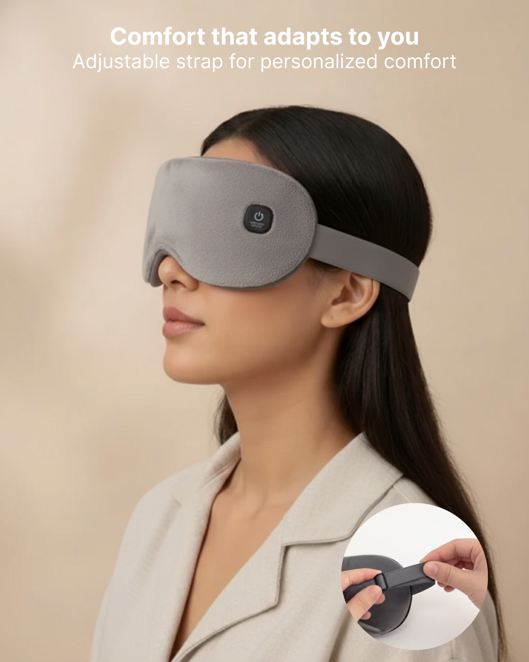 Augenmasken-Wärmekompressenmassage